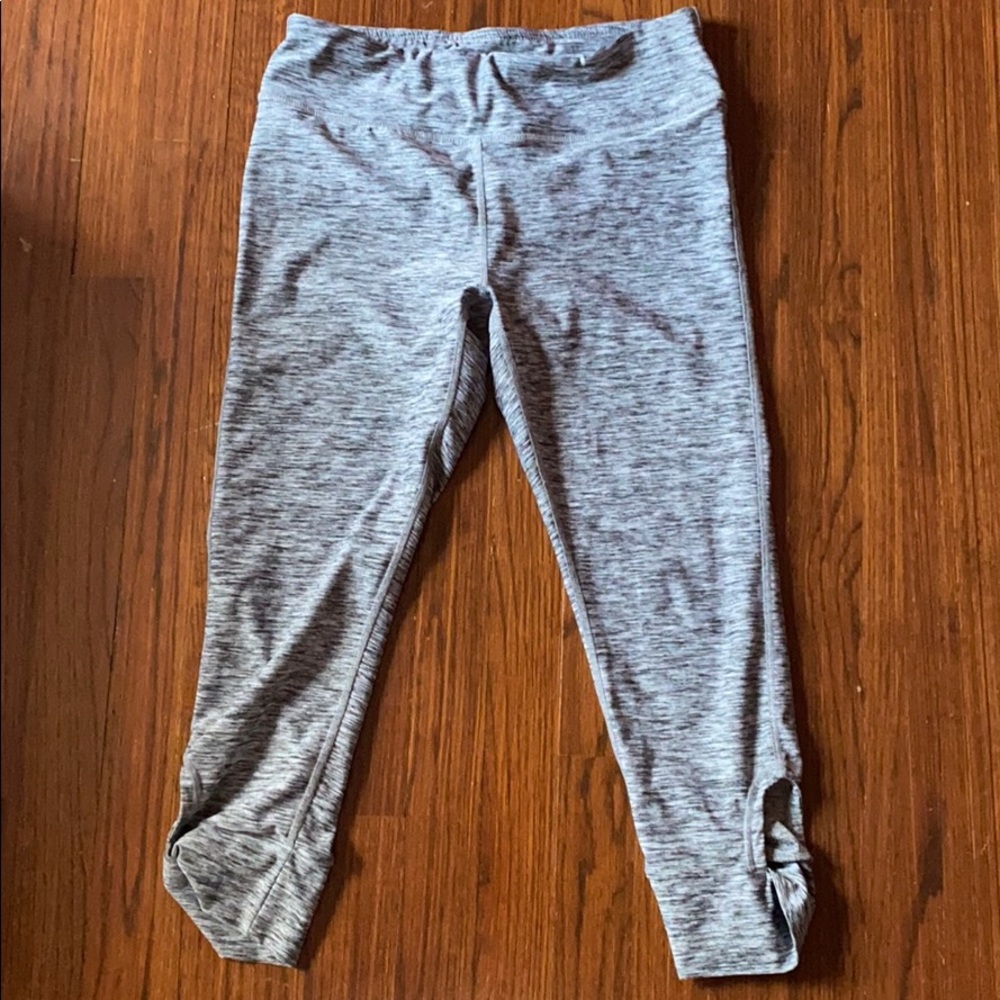 Blue & Gray Gaiam Workout Leggings